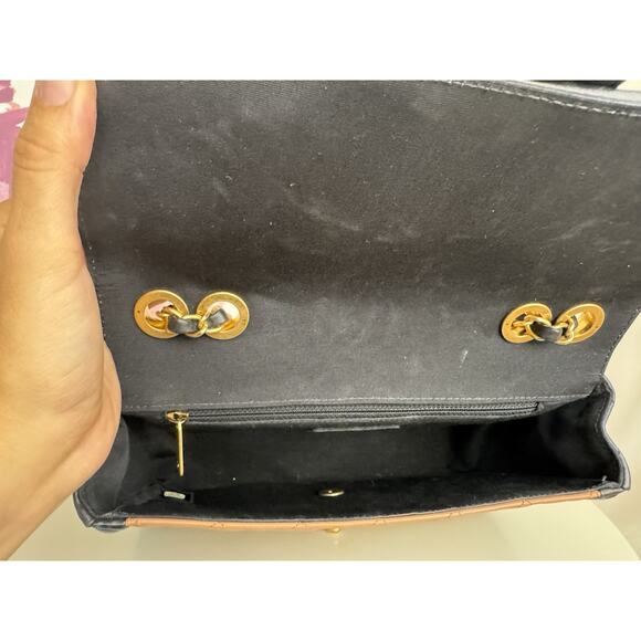 Chanel Elegant two tone tan black single flap medium (2016) - Picture 3 of 12